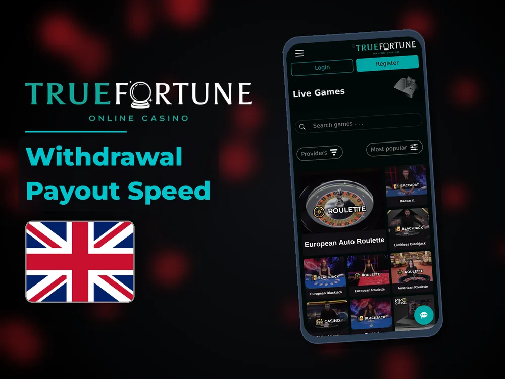 True Fortune casino - Withdrawal Payout Speed