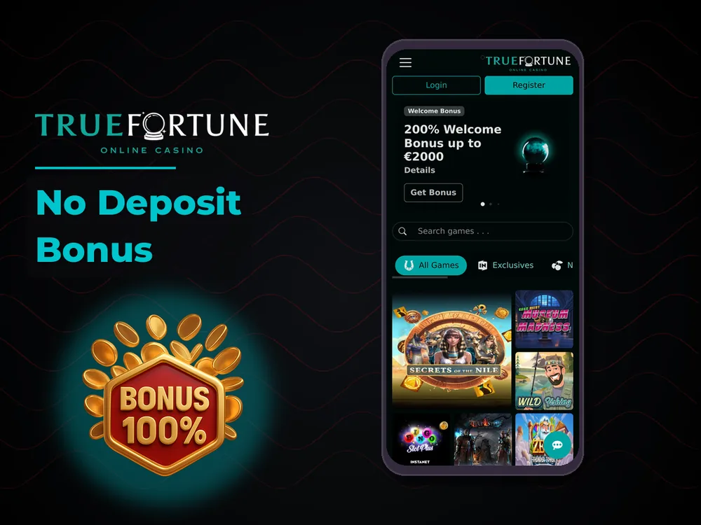 True Fortune casino - No Deposit Bonus