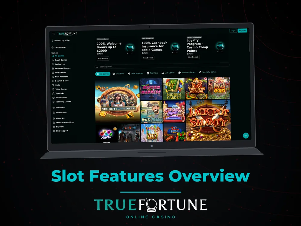 True Fortune casino - Slot Features Overview